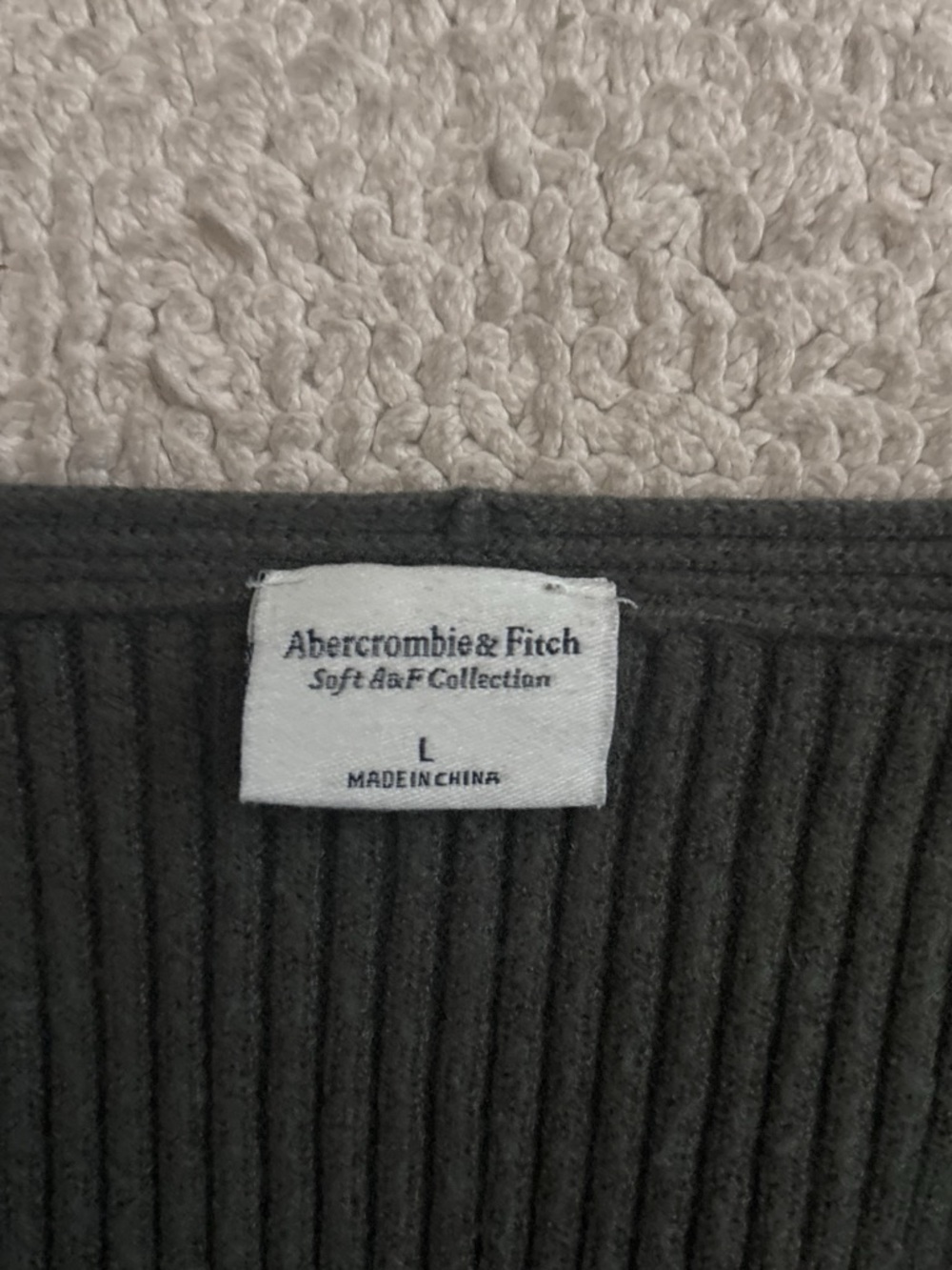 Abercrombie and fitch ribbed sweater